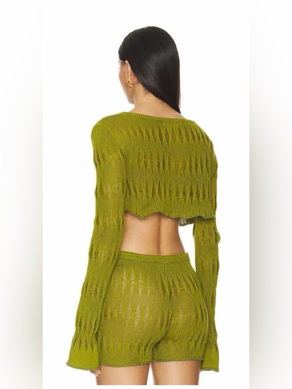 REVOLVE x TG Botanical Dolores Bolero Semi Sheer Organic Cotton - Picture 5 of 12